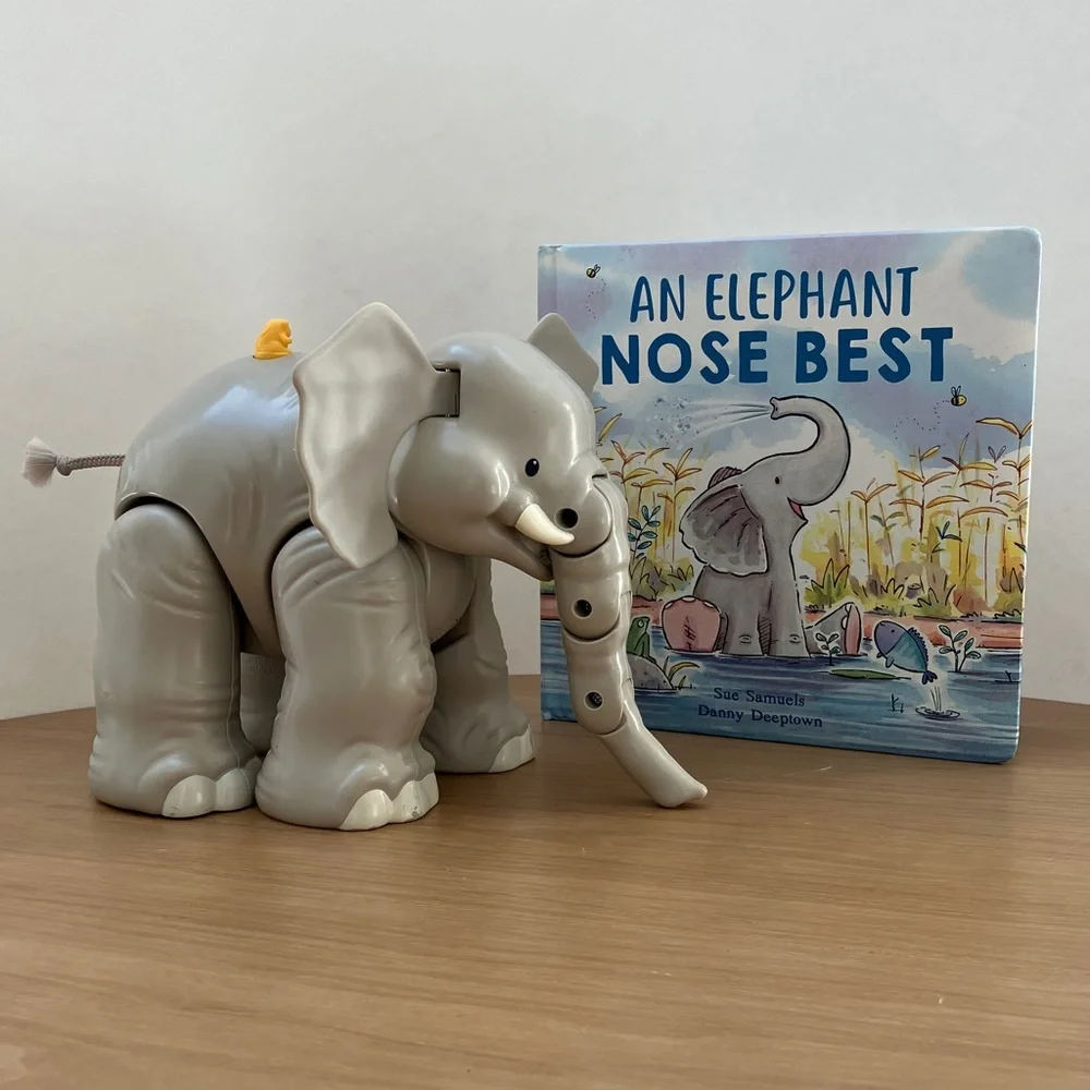 Fisher Price Little People Elephant & Jellycat Book